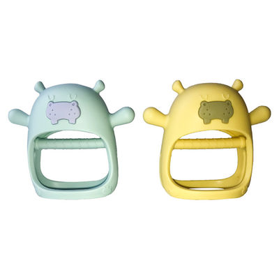 Купить Младенец Teether силикона подгонял гиппопотама никогда не падает Diy Handmade Bpa свободное online manufacture