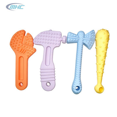 Купить Младенец Teether качества еды формы инструмента инженерства игрушки жевания силикона молотка ключа online manufacture