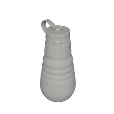 Купить Бутылка с водой складчатости 500ml на открытом воздухе спорт бутылки серого силикона складная выпивая online manufacture