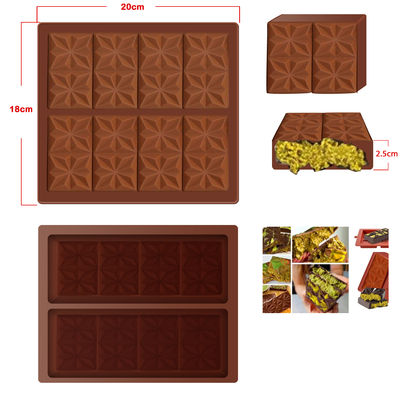 Купить MHC Custom Deep Small Dubai Chocolate Silicone Mould, Дубайская силиконовая форма для шоколадных баров online manufacture