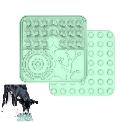 Купить MHC Custom Eco-Friendly Silicone Dog Lick Mat Square Shaped Portable Waterproof Food Grade Material for Small Animals Собачьи мишки для маленьких животных online manufacture