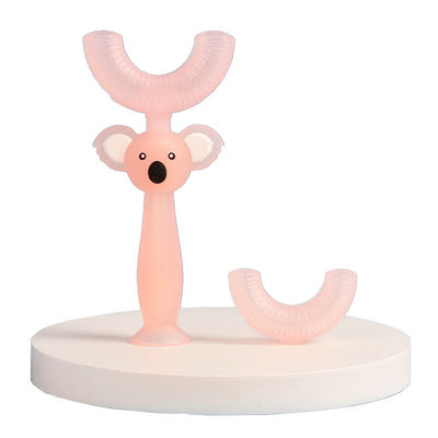 Медведь Eco зубной щетки Teether силикона младенца 360 руководств дружелюбный сформировал