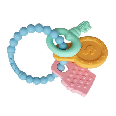 Кольцо Teether зажима Pacifier качества еды продуктов силикона младенца Eco дружелюбное