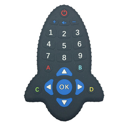 Форменное дистанционное управление Teether младенца силикона MHC для игрушек жевания