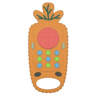 Игрушка младенца Teether MHC дистанционного управления моркови зубной формулы силикона
